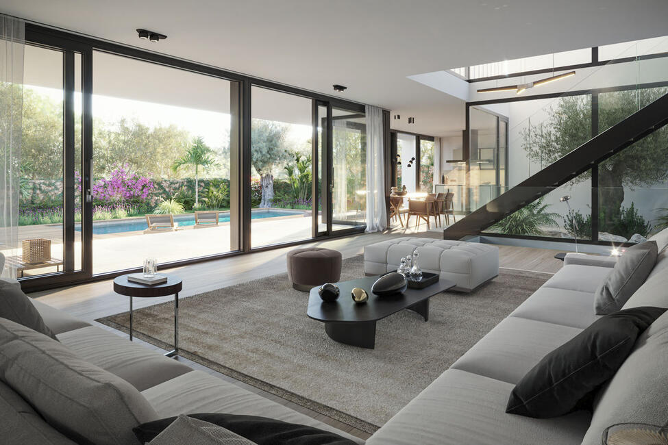 Luxuriöse Neubau-Villa mit wunderschönem Poolbereich in Sa Cabaneta