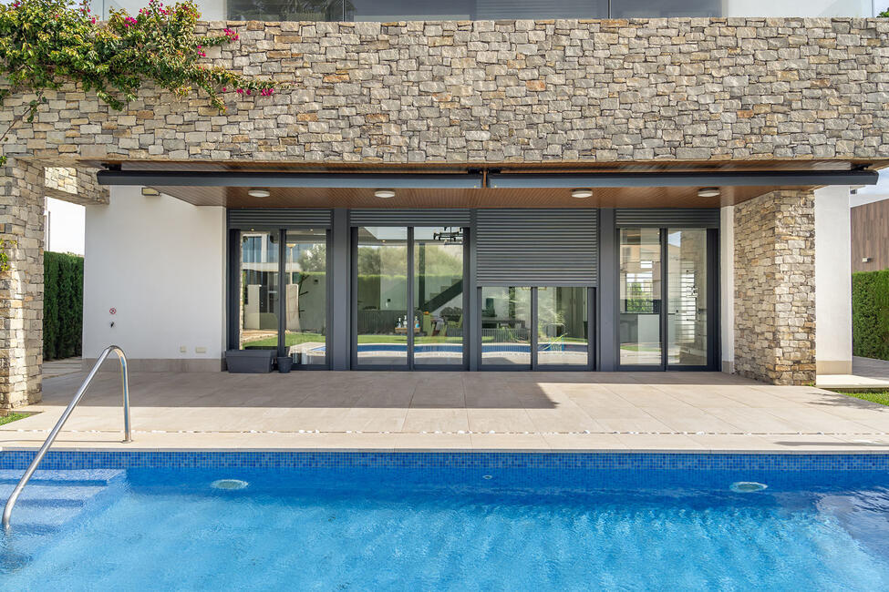 Fabelhaftes Chalet mit Pool, fussläufig zum Strand in Sa Rápita