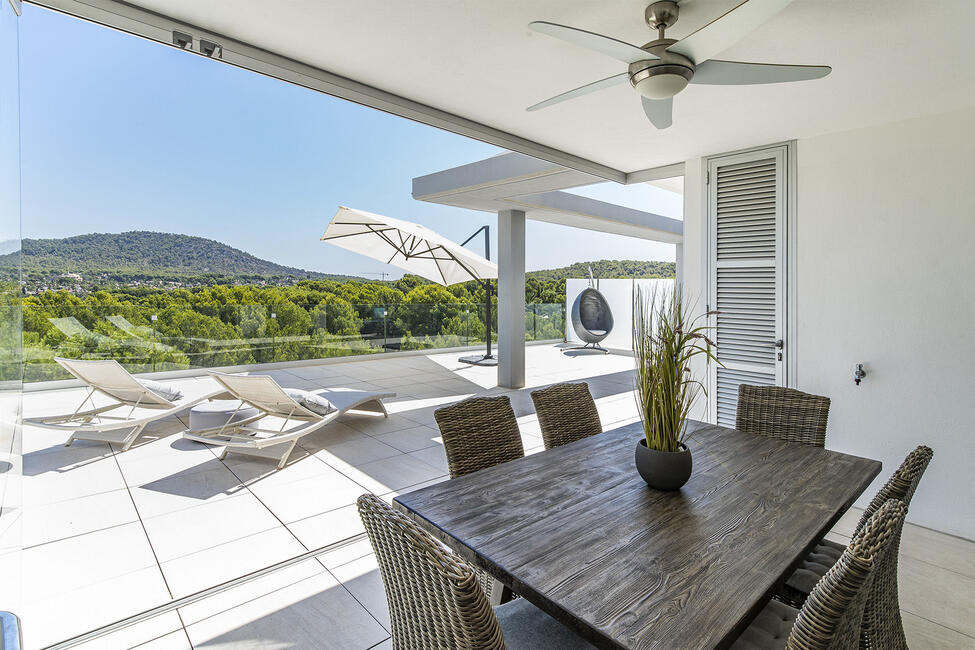 Fabelhaftes Penthouse mit Gemeinschaftspool in Strandnähe in Santa Ponsa