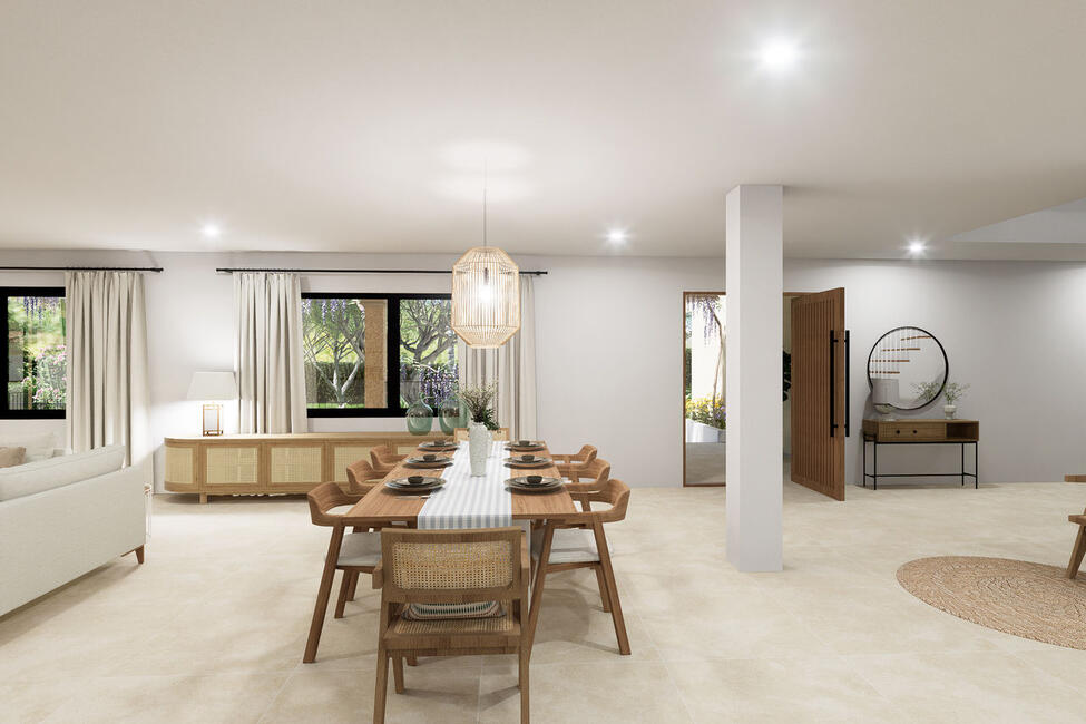 Top renovierte Villa mit Pool und privatem Tennisplatz in Pòrtol