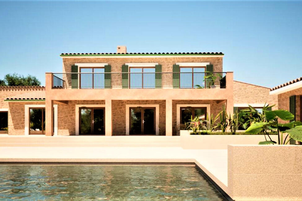Attraktives Grundstück mit Projekt einer Finca mit Pool in Porto Cristo