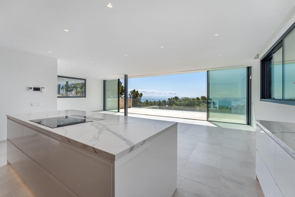 Modern newly built villa with pool and stunning sea views in Portals Nous