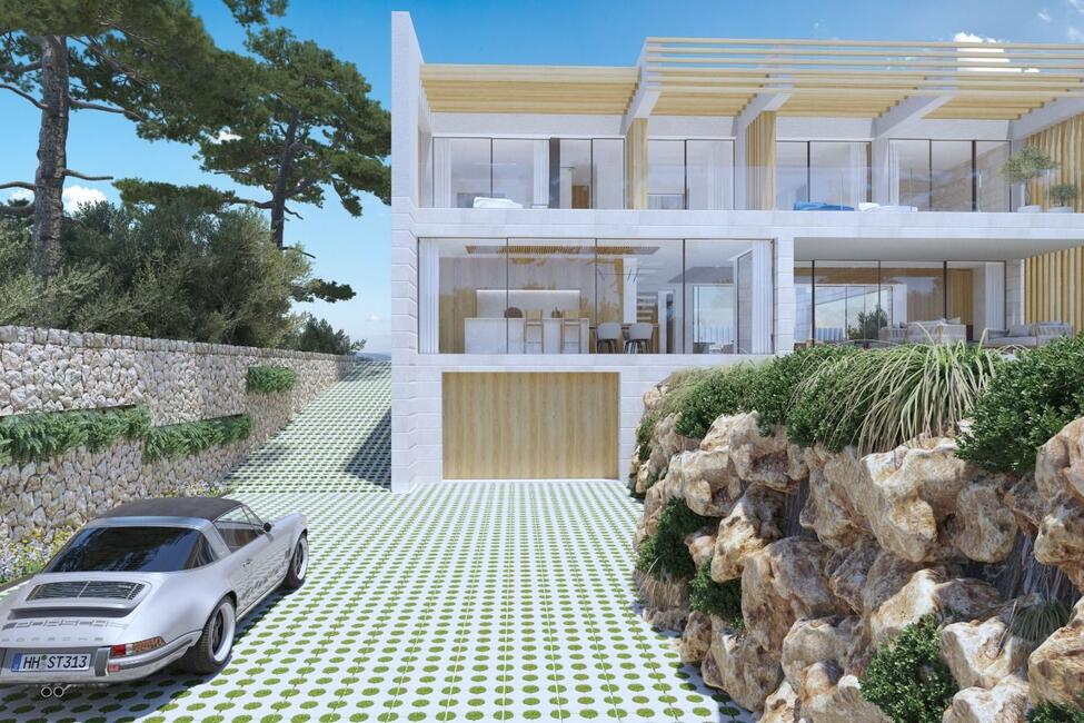 Invest plot with license and project of luxury villa in Nova Santa Ponsa