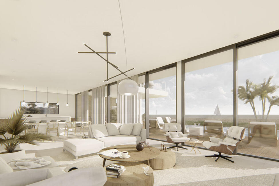 Terreno con proyecto, licencia y construcción en Cala Vinyas