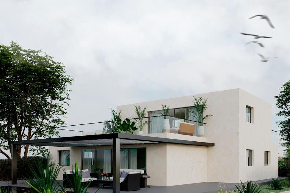 Fantástica villa de nueva construcción con piscina en Bahía Grande