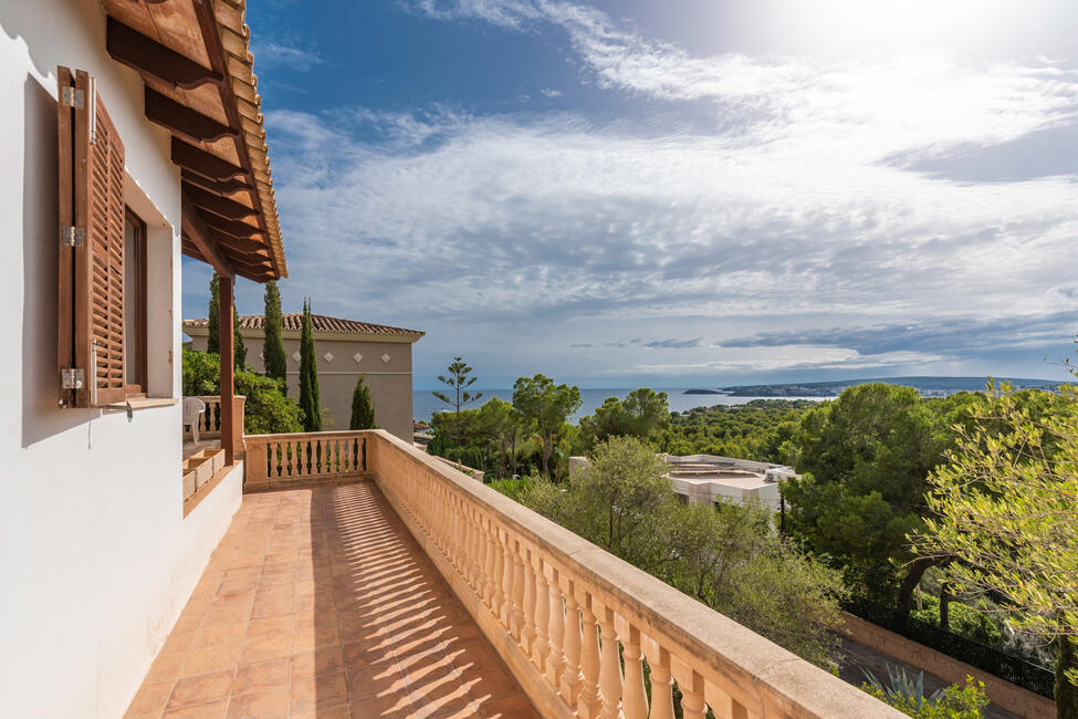 Mediterrane Villa mit fantastischem Meerblick in Costa d’en Blanes