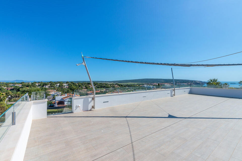 Luxuriöse Villa mit zwei Pools und Meerblick in Nova Santa Ponsa