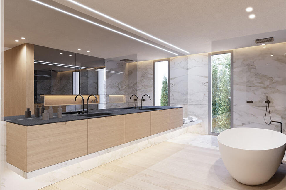 Exklusive Neubau-Villa mit Pool und Panoramablick in Son Vida