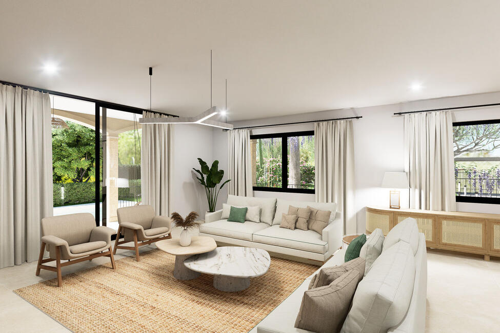 Top renovierte Villa mit Pool und privatem Tennisplatz in Pòrtol