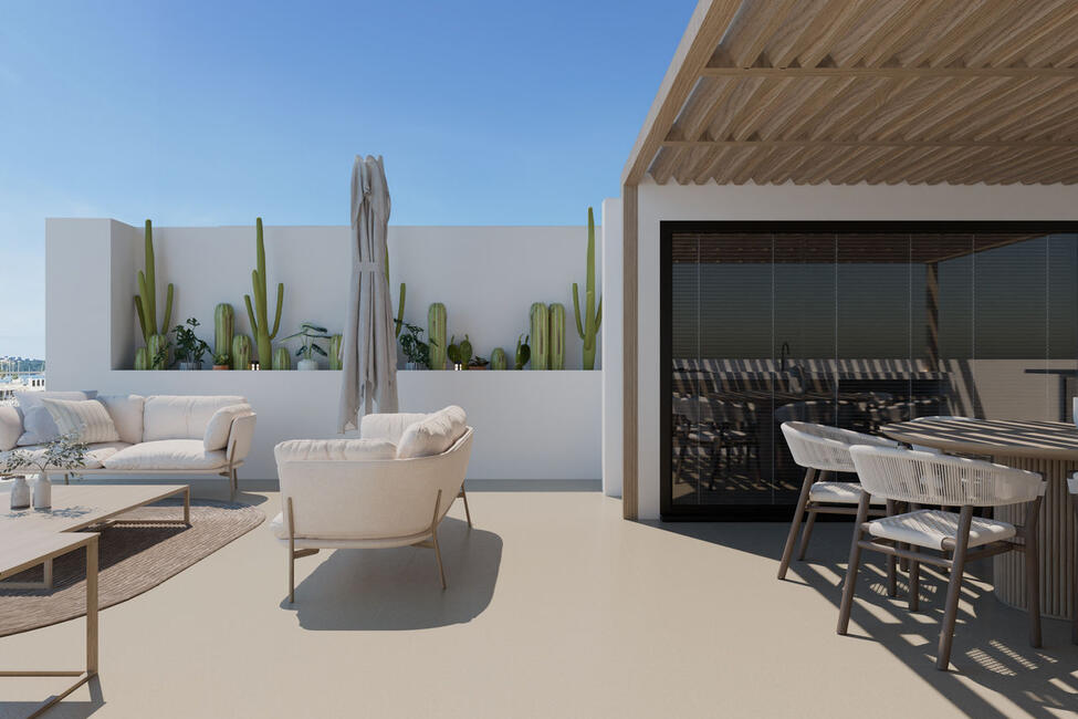 Renoviertes Maisonette-Penthouse in 1. Meereslinie in Puerto Pollensa