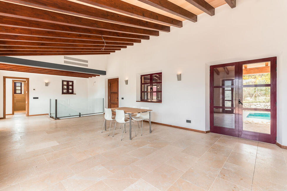 Fantastic new built finca with sea and mountain view in Estellencs