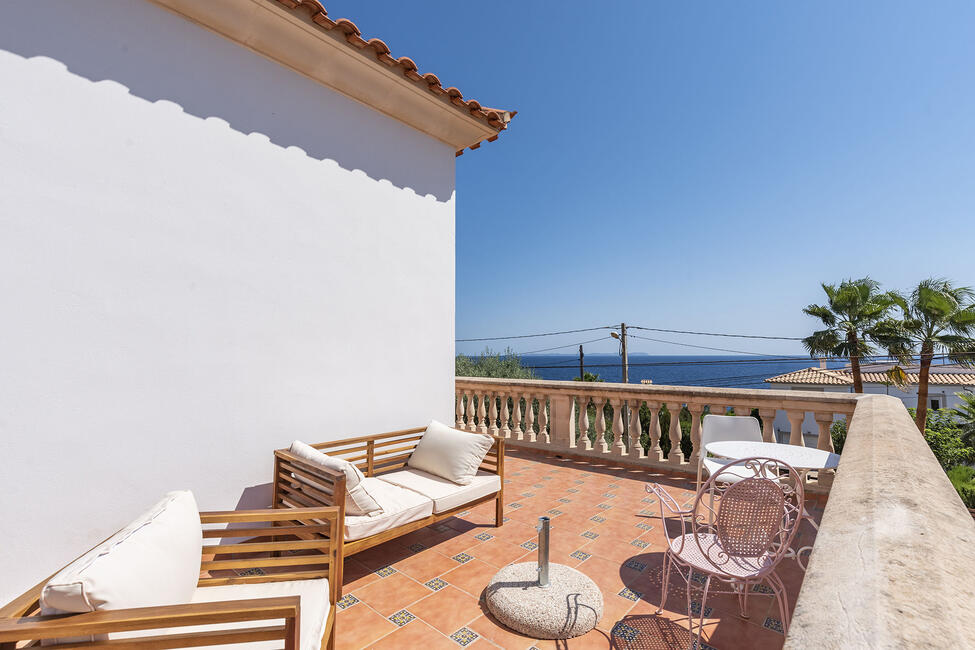 Grandiose Versace style villa with pool and sea view in Cala Pi