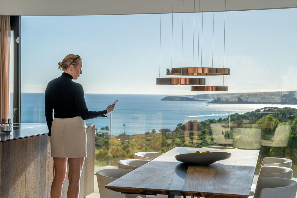 Atemberaubende Designer-Villa mit sensationellem Meerblick in Costa den Blanes
