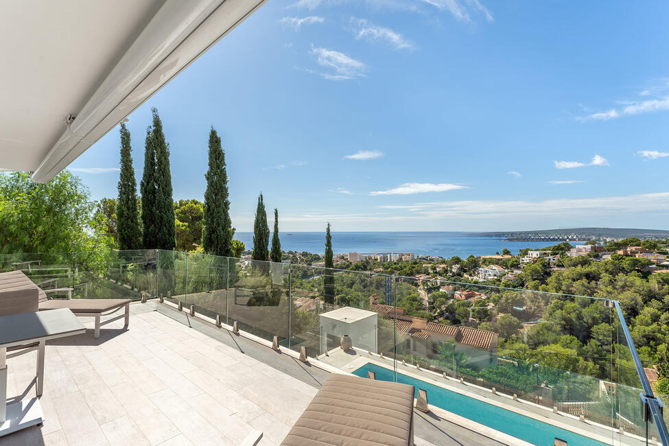 Aufwendig renovierte Villa mit fantastischem Meerblick in Costa d’en Blanes