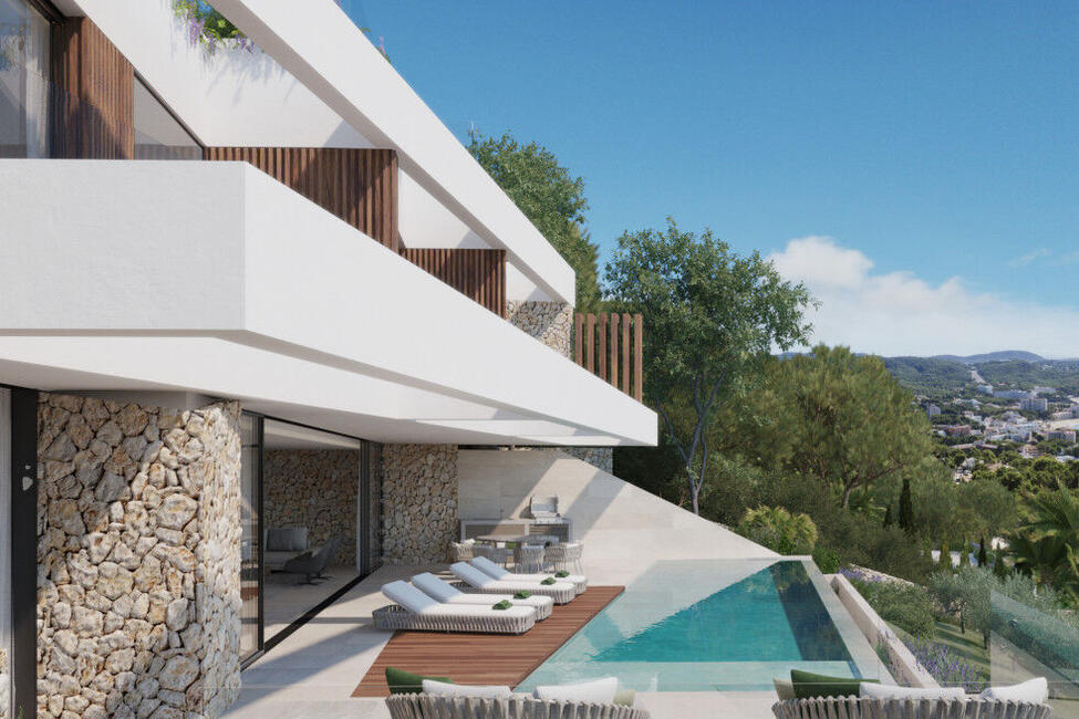 Exklusive Designer-Villa mit spektakulärem Meerblick in Paguera