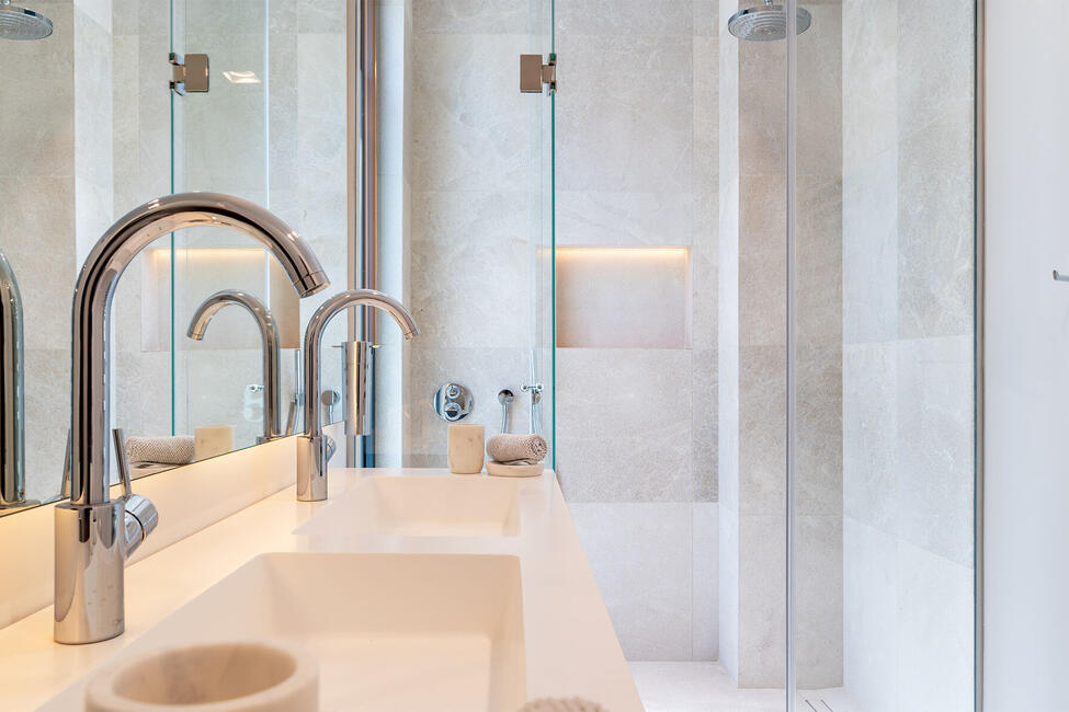 Beeindruckendes Meerblick-Penthouse mit einzigartiger Dachterrasse mit privatem Pool in Nova Santa Ponsa