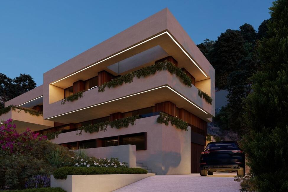 Fantastic plot with project of villa with sea view in Son Vida