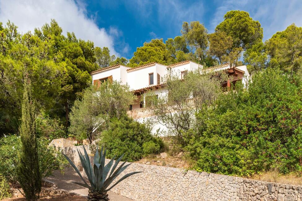 Mediterrane Villa mit fantastischem Meerblick in Costa d’en Blanes