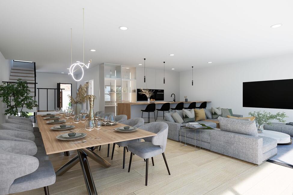 Attraktive Neubau-Villa mit Pool und Meeresweitsicht in Sa Cabaneta