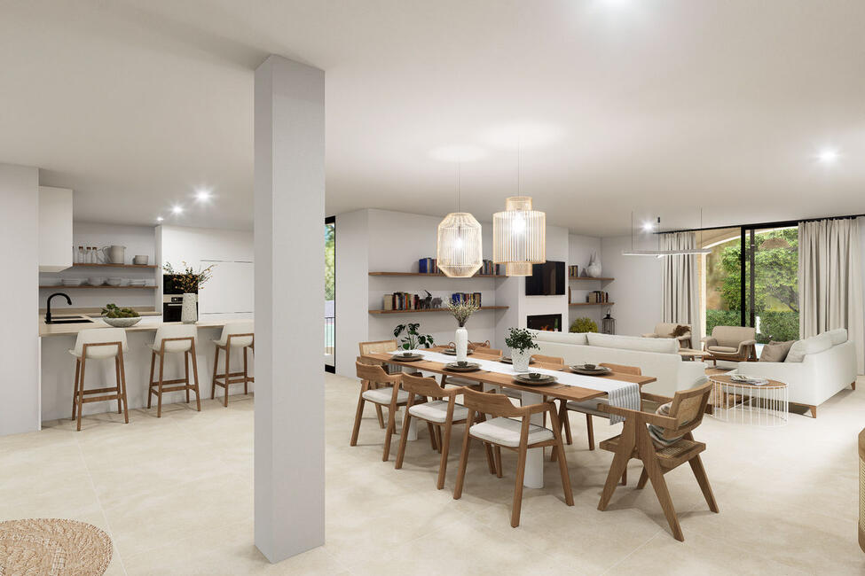 Top renovierte Villa mit Pool und privatem Tennisplatz in Pòrtol