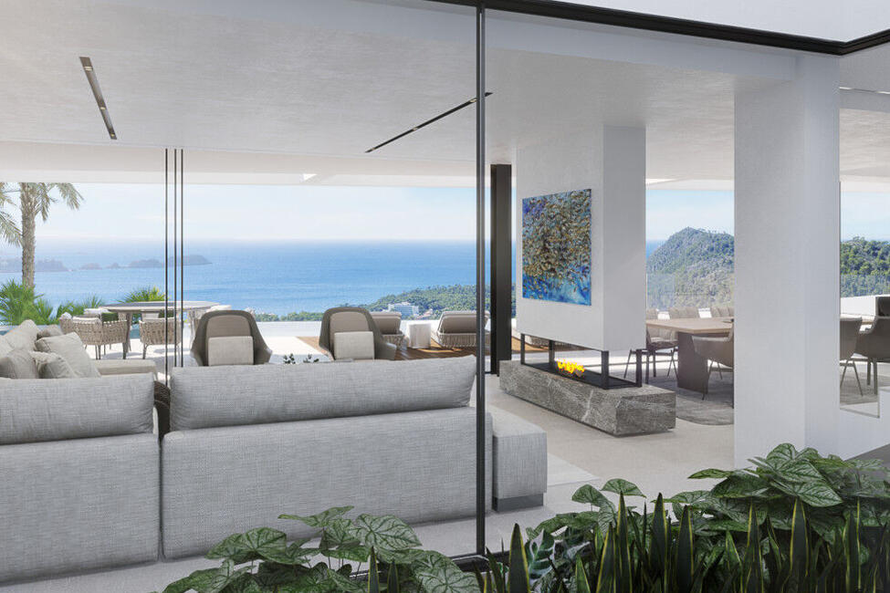 Exklusive Designer-Villa mit spektakulärem Meerblick in Paguera