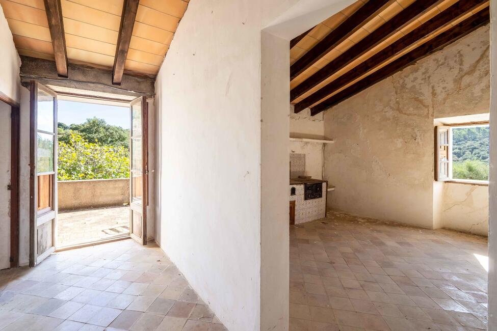Renovierungsbedürftige Finca mit 710.000 m2 Grundstück in Escorca
