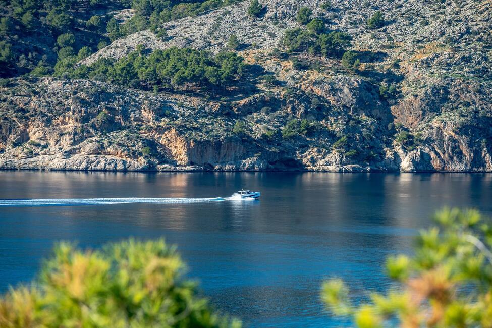 Luxury villa in 1st sea line with rental license in Camp de Mar