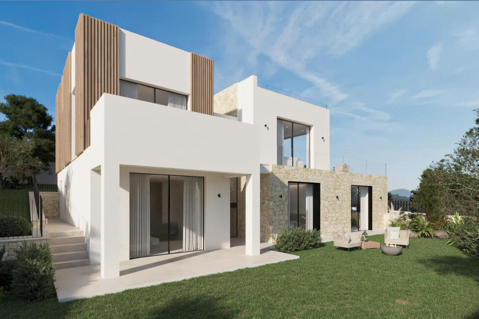 Elegante villa de nueva construcción con vistas al mar en Santa Ponsa