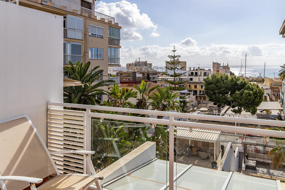 Charmantes Reihenhaus mit Pool und Blick auf den Hafen in Palma