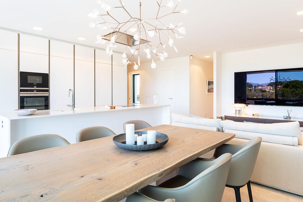 Beeindruckendes Meerblick-Penthouse mit einzigartiger Dachterrasse mit privatem Pool in Nova Santa Ponsa