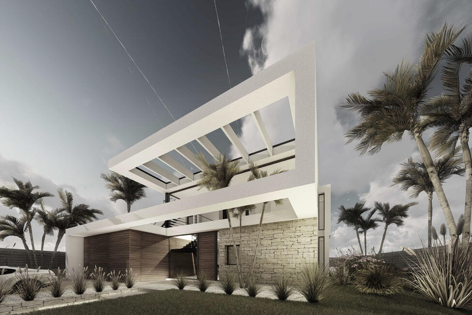 Terreno con proyecto, licencia y construcción en Cala Vinyas