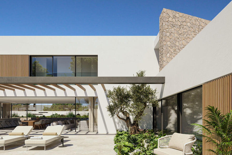 Exklusive Neubau-Villa mit Pool im gehobenen Wohngebiet Nova Santa Ponsa