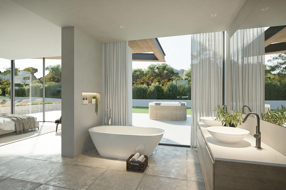 Sensationelle Neubau-Villa mit Pool im gehobenen Wohngebiet Nova Santa Ponsa