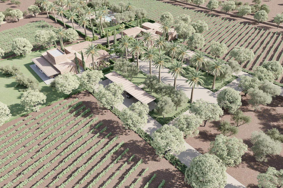 Luxuriöse Neubau-Finca mit Pool, in Strandnähe in Sa Rápita