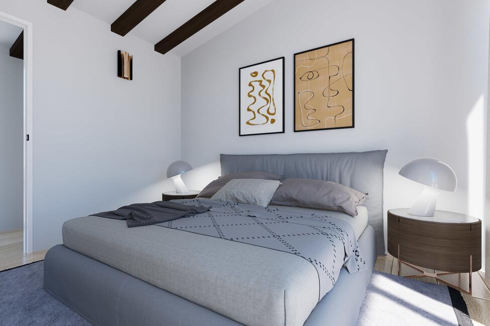 Attraktive Neubau-Villa mit Pool und Meeresweitsicht in Sa Cabaneta