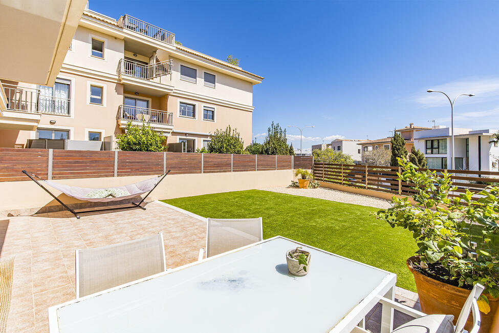 Tolles Erdgeschoss-Apartment mit Garten und Gemeinschaftspool in Palma