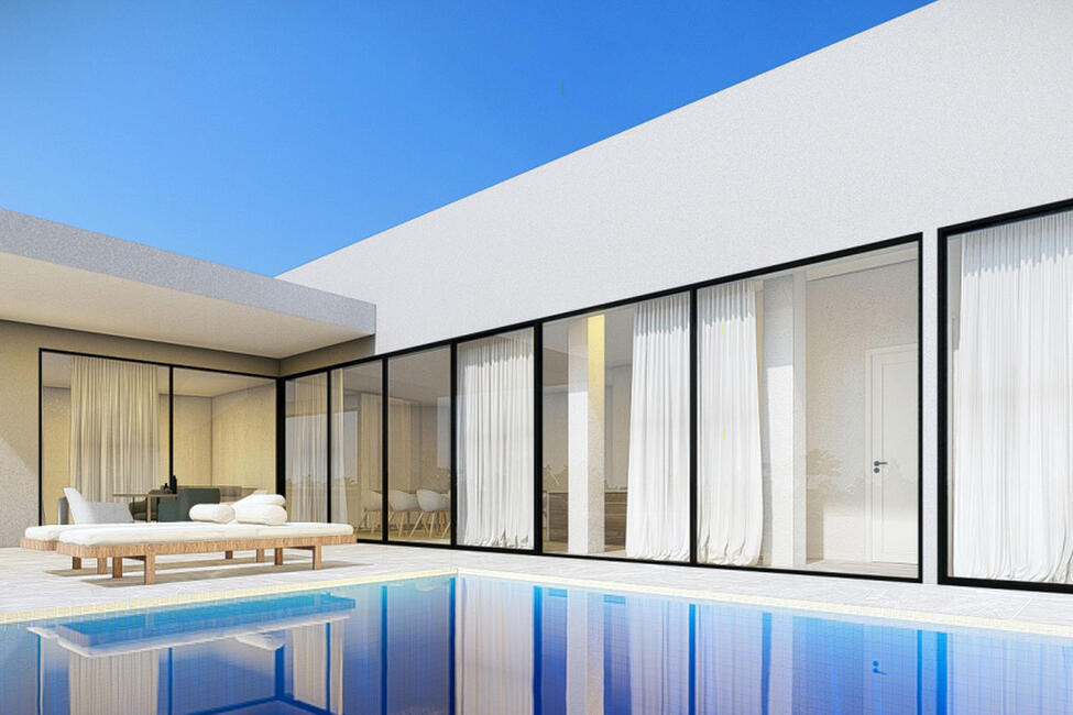 Exklusive Neubau Villa mit Meerblick und Pool in Costa den Blanes