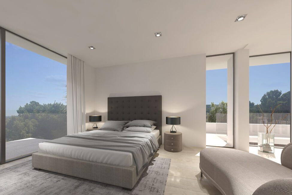 Top Designer-Neubau-Villa mit fantastischem Teil-Meerblick in El Toro