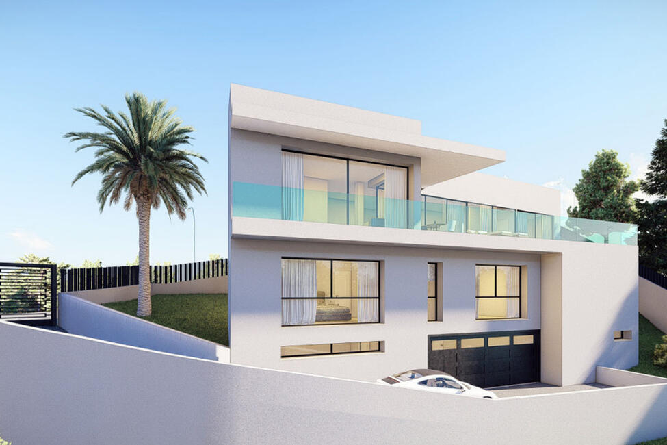 Exklusive Neubau Villa mit Meerblick und Pool in Costa den Blanes