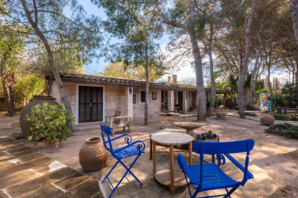 Finca de ensueño con 1,6 ha de terreno cerca de la playa de Es Trenc