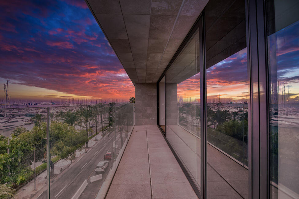 Luxus-Apartment in erster Meereslinie mit Meerblick in Palma
