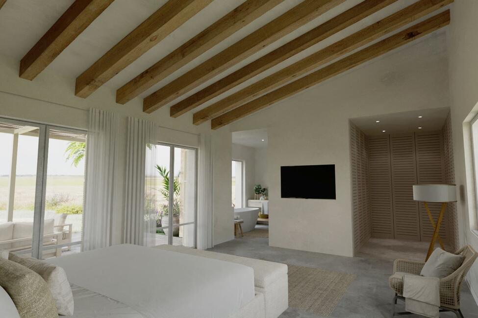 Ebenerdige Neubau-Finca mit Pool in Vilafranca de Bonany