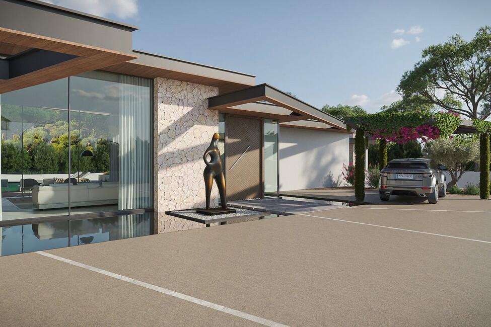 Sensationelle Neubau-Villa mit Pool im gehobenen Wohngebiet Nova Santa Ponsa