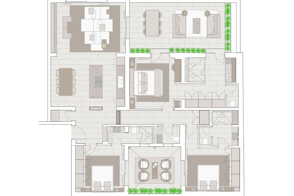 Modernes Apartment in 1. Meereslinie am Paseo Marítimo in Palma