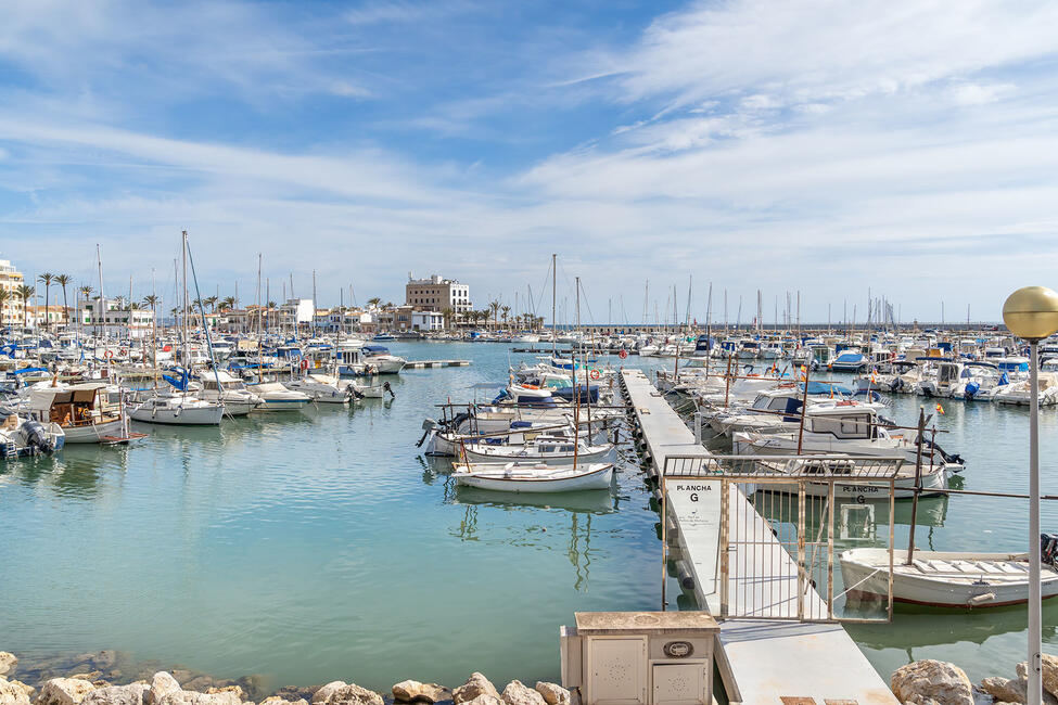 Atractivo piso con piscina comunitaria cerca del mar en Portixol