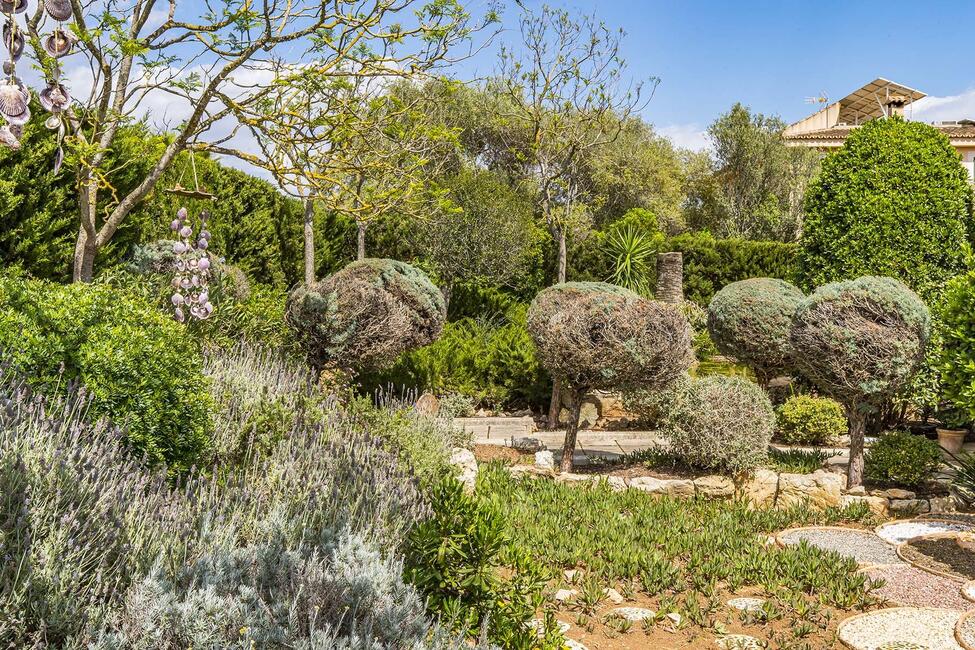 Villa im mallorquinischen Stil mit Pool und Meerblick in Pòrtol