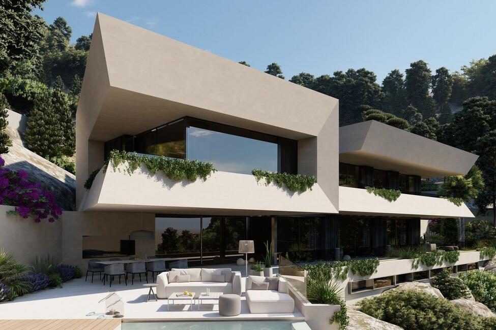 Fantastisches Baugrundstück mit Projekt einer modernen Villa in Son Vida