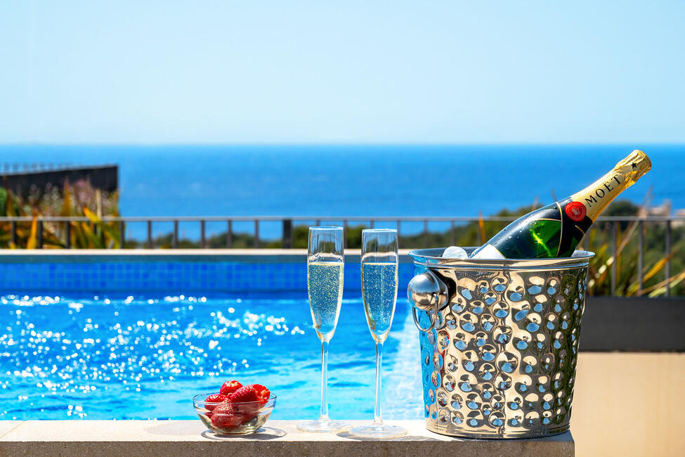 Beeindruckendes Meerblick-Penthouse mit einzigartiger Dachterrasse mit privatem Pool in Nova Santa Ponsa