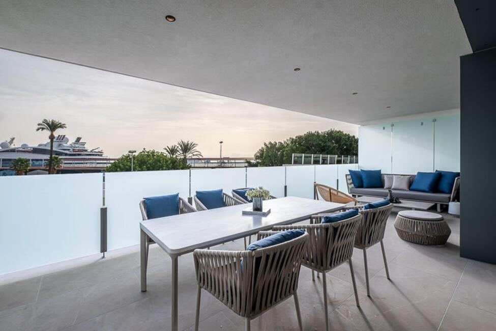 Elegante Apartments in 1er Meereslinie mit Pool und Meerblick in Palma