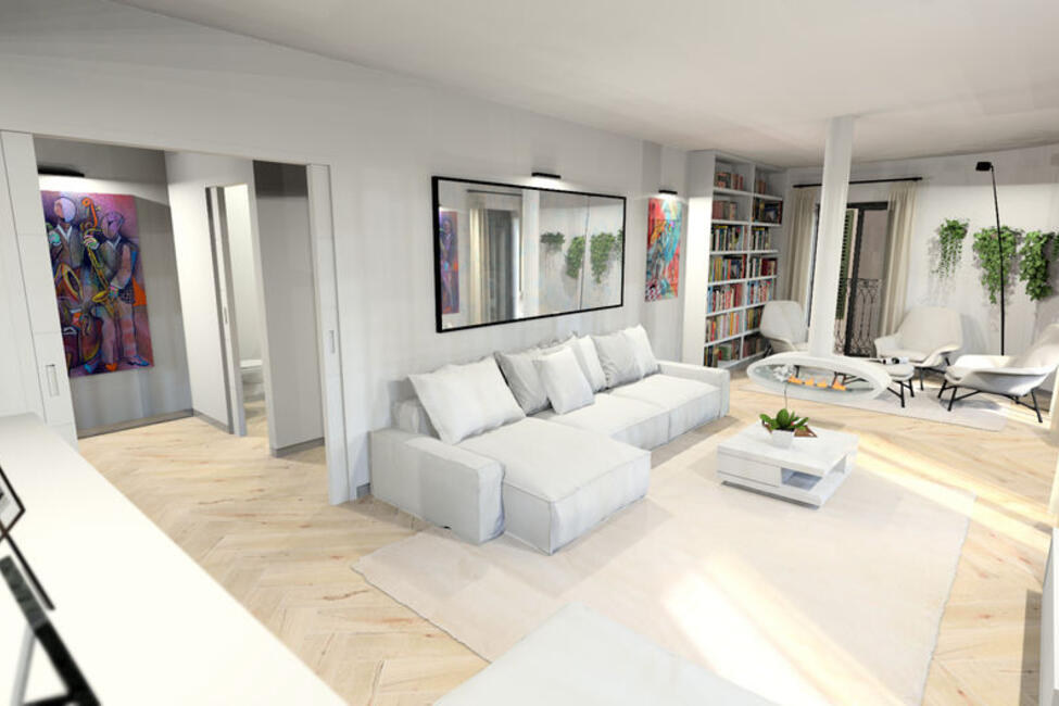 Attractive new-build townhouse with roof terrace in Palma old town